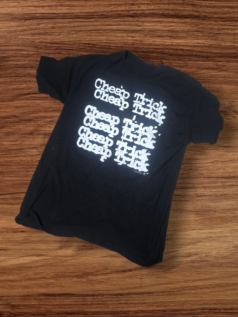 Tultex Classick Black 'Cheap Trick' Graphic Band Tee Shirt